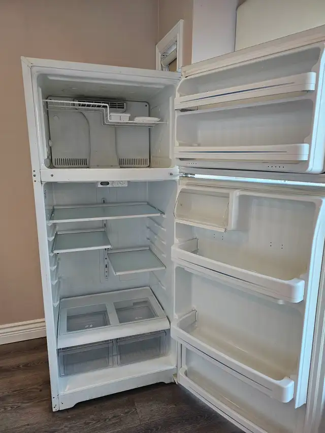 White GE Fridge - 2 door - Photo 3