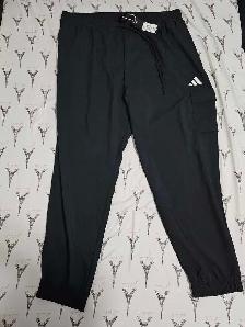 Adidas Black Cargo Pants – 2XL – New
