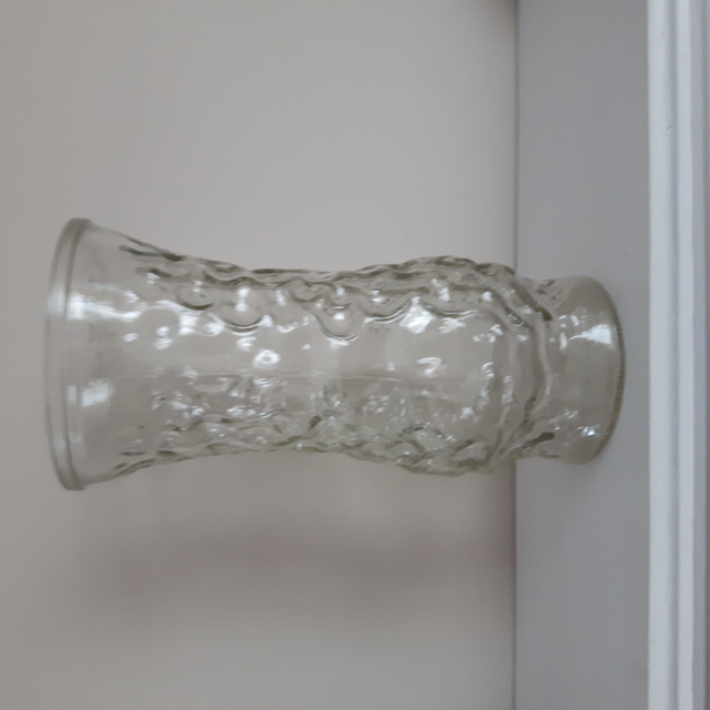 BEAU VASE NEUF 'HOOSIER GLASS' VERRE ÉPAIS CUISINE 9'HAUT $10.00 - Photo 2
