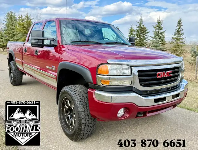 2006 GMC Sierra 2500HD SLE 4x4 LBZ Diesel 160KM, VERY CLEAN