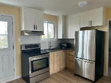 3 1/2, entièrement rénové, poêle frigo inclus, 1075$ 1er juin