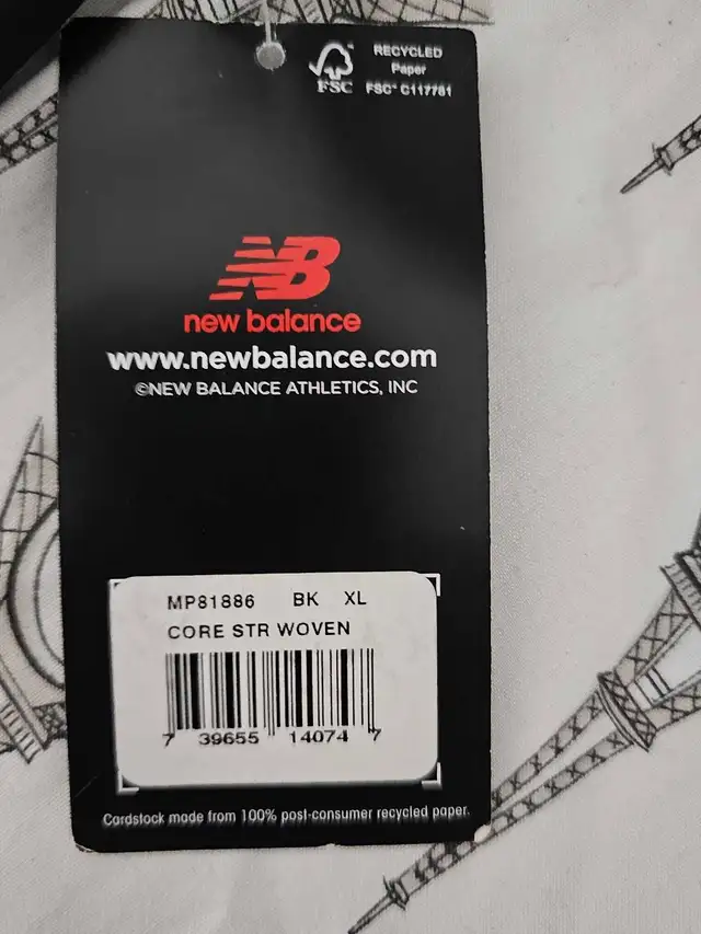 New Balance Black Woven Pants – XL – Brand New with Tags - Photo 4