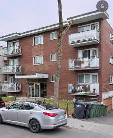 Appartement 3½ à louer, 1200$ Ahuntsic Terrasse Feury