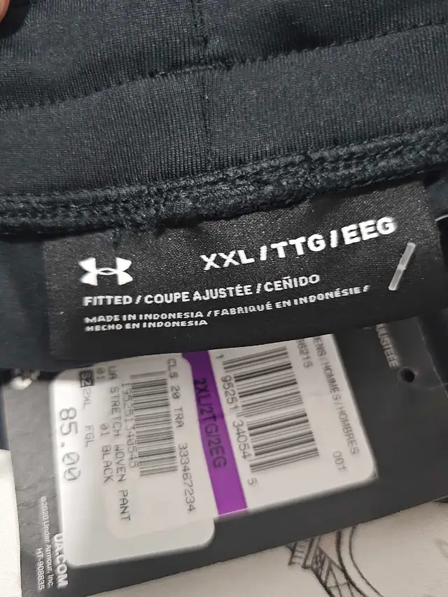 Under Armour Stretch Woven Pants – 2XL – Black – Brand New - Photo 3