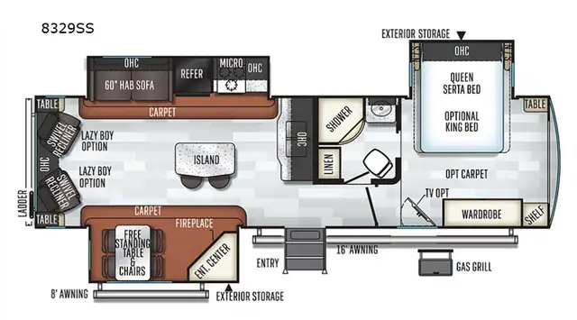 2019 Forest River RV Rockwood Signature Ultra Lite 8329SS