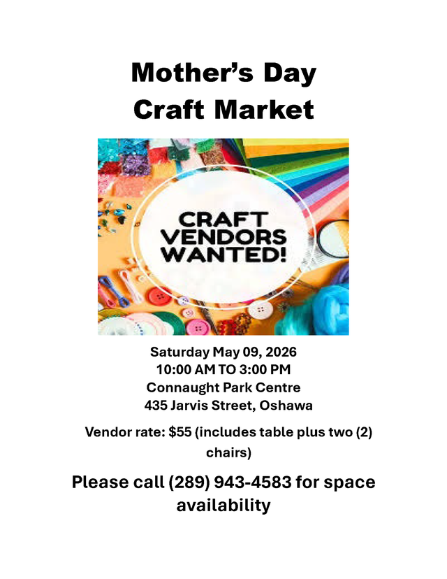 Mother's Day Craft Market - Vendors Wanted!