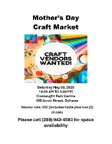 Mother's Day Craft Market - Vendors Wanted!
