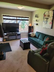 2 bedroom walkout basement suite available now