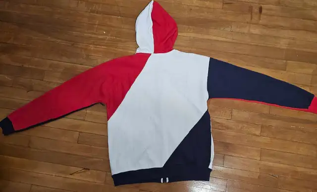 FILA Lazaro Zip Hoodie – Red/White/Navy – Size S – Brand New - Photo 2