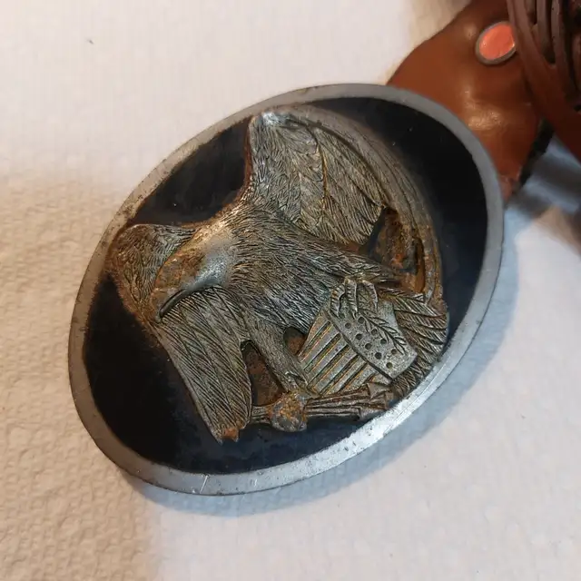 Pewter Eagle Belt Buckle
