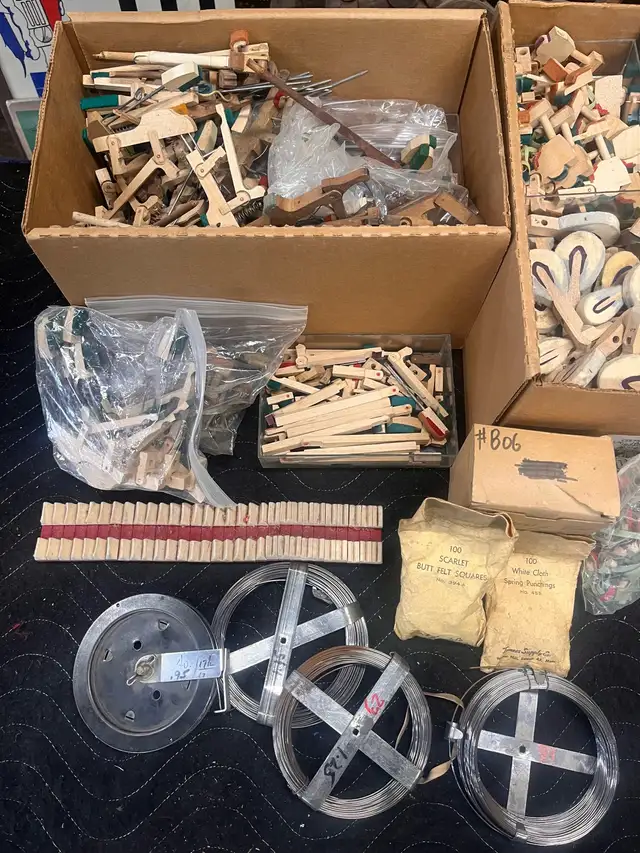 Piano technician parts—these are all quality parts