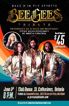 Nights On Broadway Bee Gees and Stevie Nicks Tribute