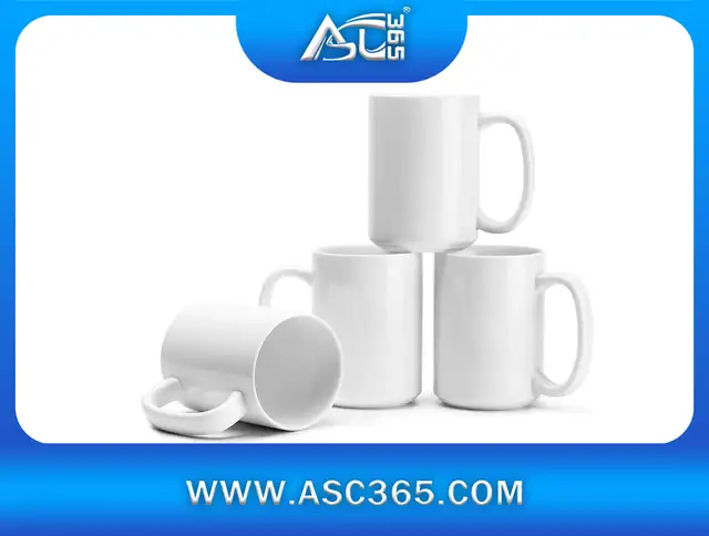 36pc 15oz White Blank Sublimation Ceramic Mugs Heat Press 001435