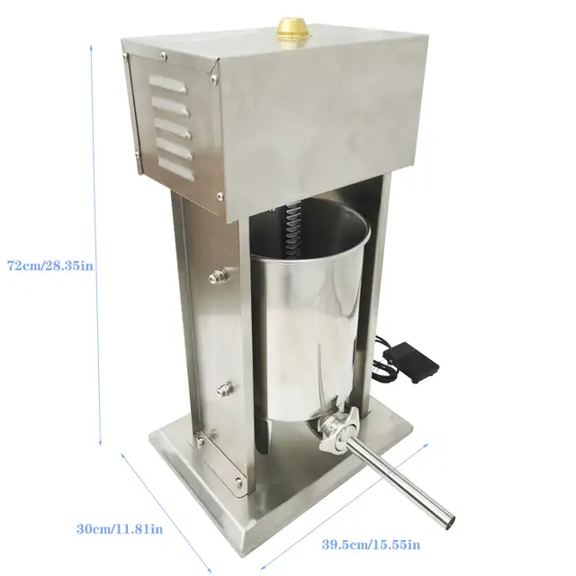 10L Electric Sausage Stuffer Meat Filler Adjustable Speed 153287 - Photo 2