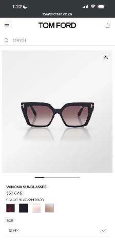 Selling my Tom Ford Winona FT1030 Designer Sunglasses