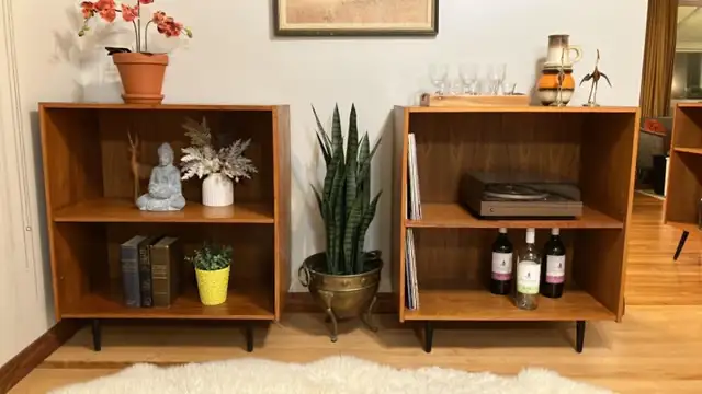 Mid century. TEAK TECK. Buffet, bibliothèque, bar / Fauteuil - Photo 4