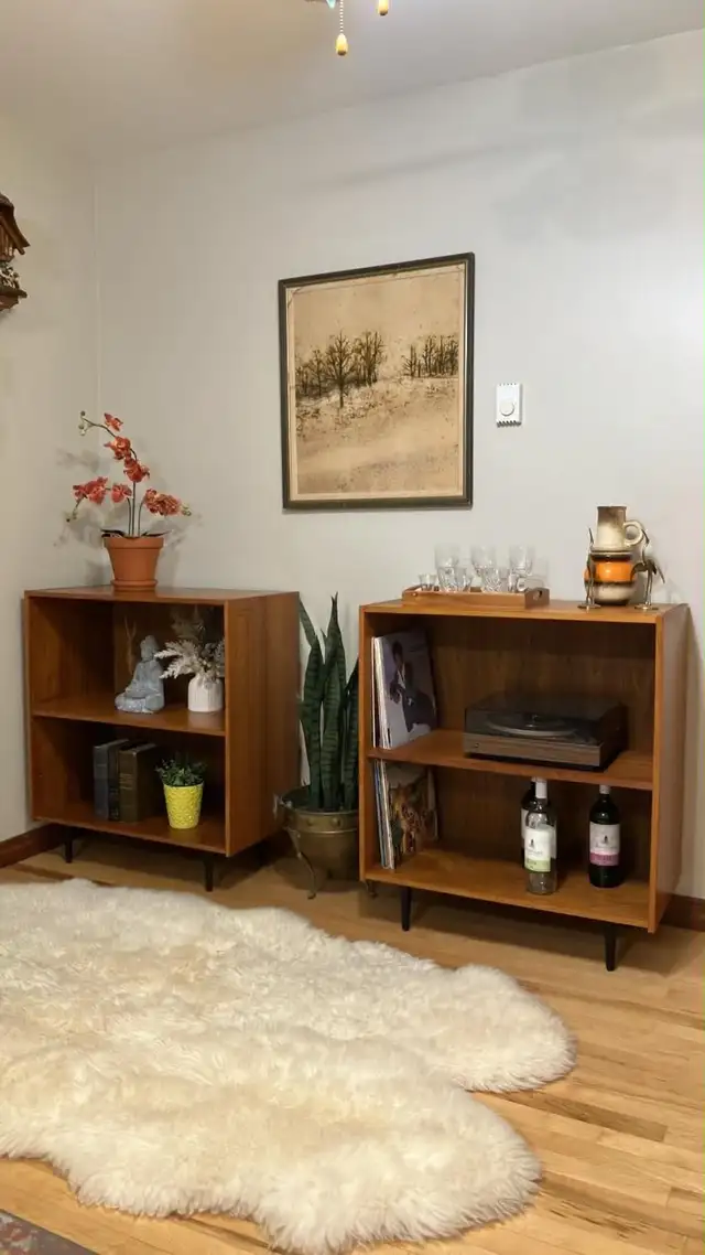 Mid century. TEAK TECK. Buffet, bibliothèque, bar / Fauteuil - Photo 5