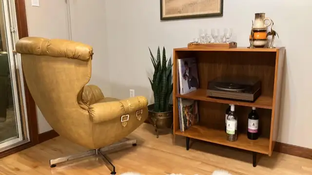 Mid century. TEAK TECK. Buffet, bibliothèque, bar / Fauteuil - Photo 7