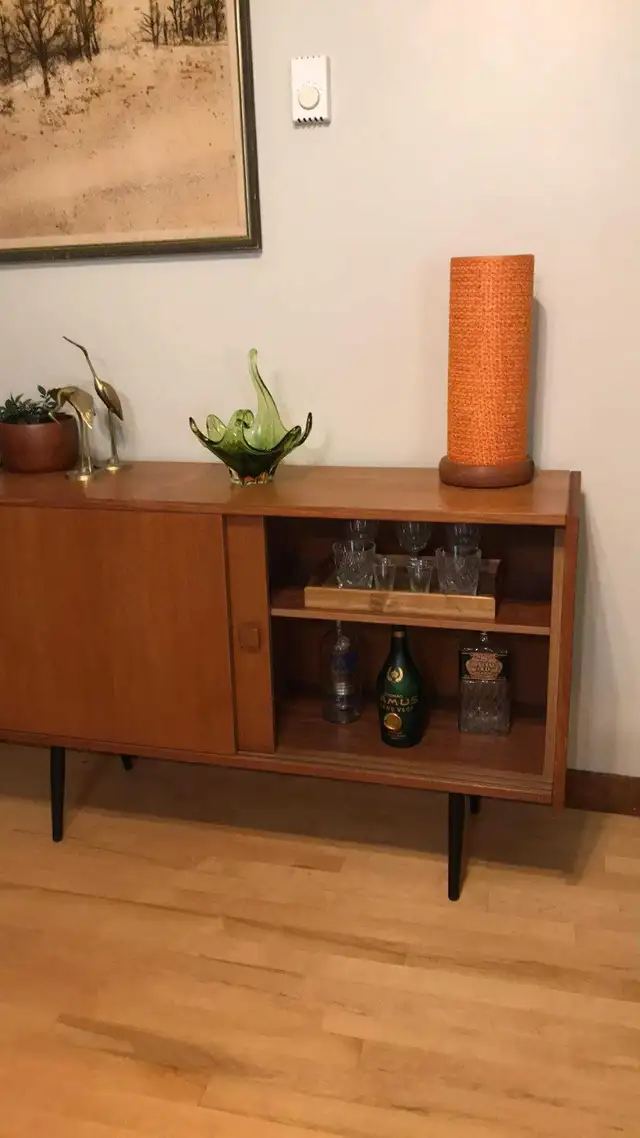 Mid century. TEAK TECK. Modulaire. Crédence, buffet, bar, vaisse - Photo 6