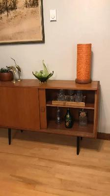 Mid century. TEAK TECK. Modulaire. Crédence, buffet, bar, vaisse - Photo 6