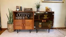 Mid century. TEAK TECK. Crédence, bahut disques vinyles, bar, bi - Photo 3