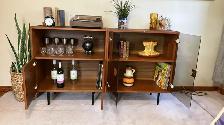 Mid century. TEAK TECK. Crédence, bahut disques vinyles, bar, bi - Photo 7