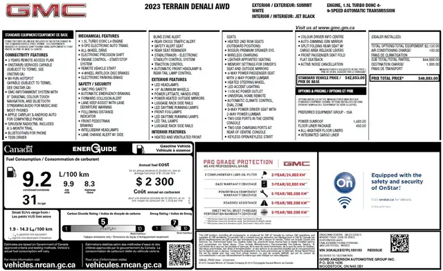 2023 GMC Terrain DENALI AWD-Pano Roof-Advanced Driver Assist PKG - Photo 5