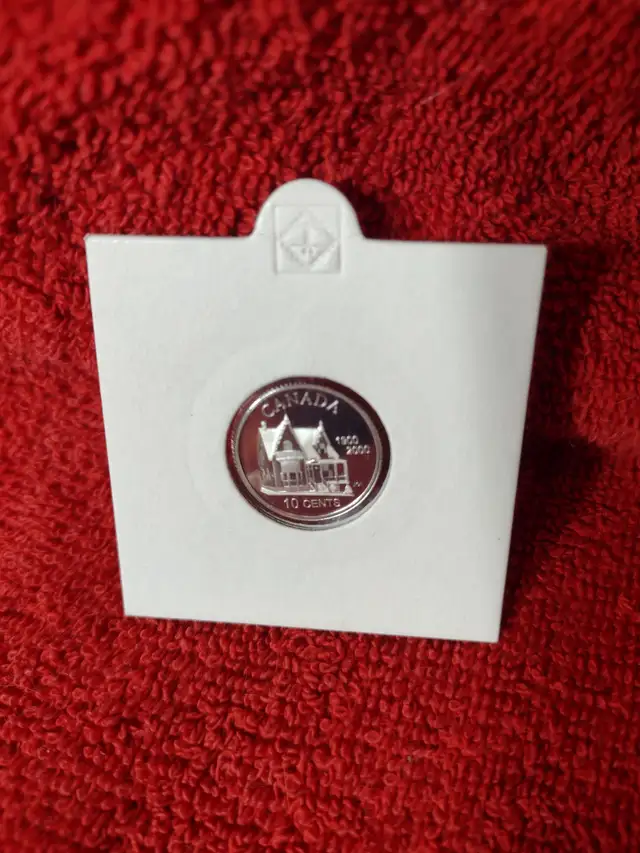 Canadian 2000 silver dime Desjardins birth of the credit Union - Photo 3