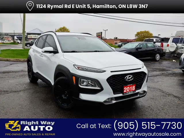 2018 Hyundai Kona LUXURY | AWD | SAFETY CERTIFIED