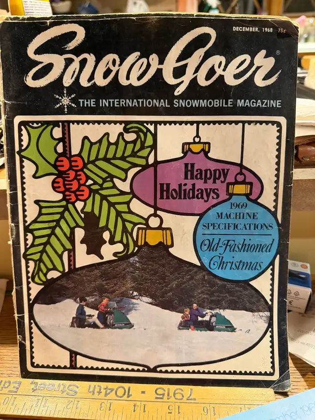 Vintage Snowmobile Snow Goer Magazines 1968 / 1969 - Photo 2