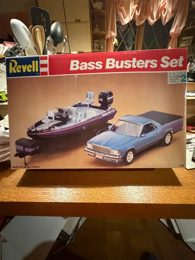 Vintage Revell 1991 Fishing Truck Boat Models - Photo 2
