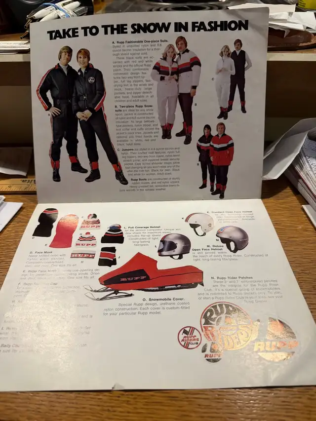 Vintage 1974 Rupp Snowmobile Brochure - Photo 7
