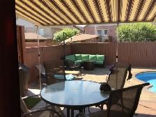 Backyard 10ft swivel, tilting and folding patio umbrella