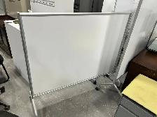 Egan Mobile Whiteboard – 60" Wide | Adjustable Height | $200!