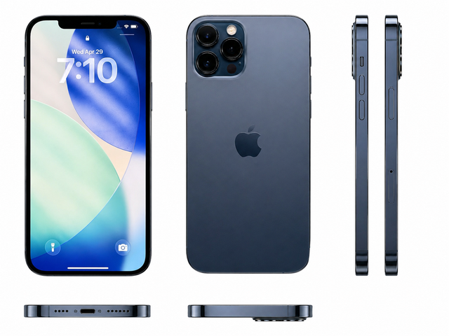 iPhone 12 Pro Max 128GB - Pacific Blue | $380