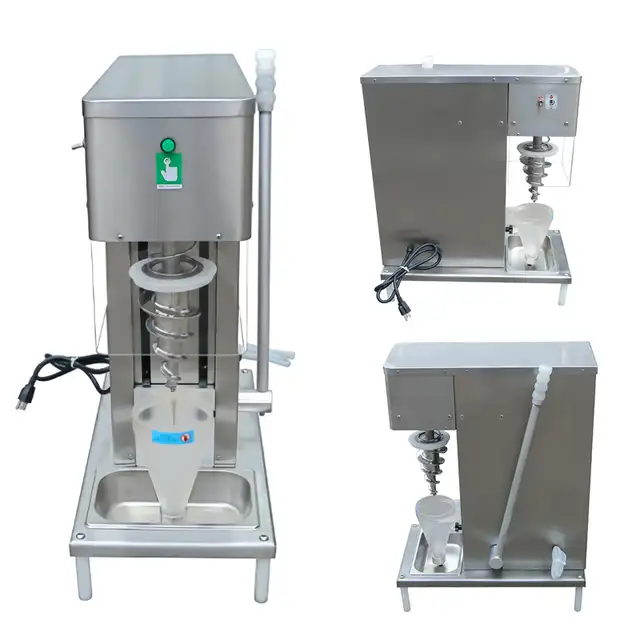 110V Yogurt Ice Cream Mixing Machine 304SS Milkshake 020206 - Photo 8