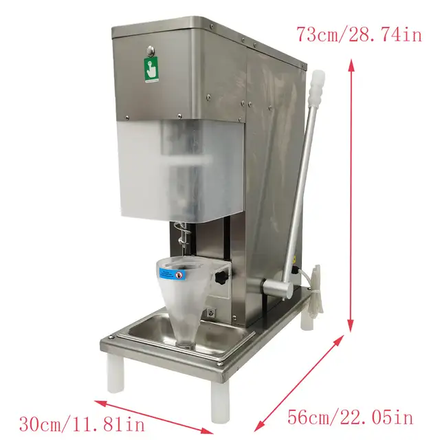 110V Yogurt Ice Cream Mixing Machine 304SS Milkshake 020206 - Photo 9