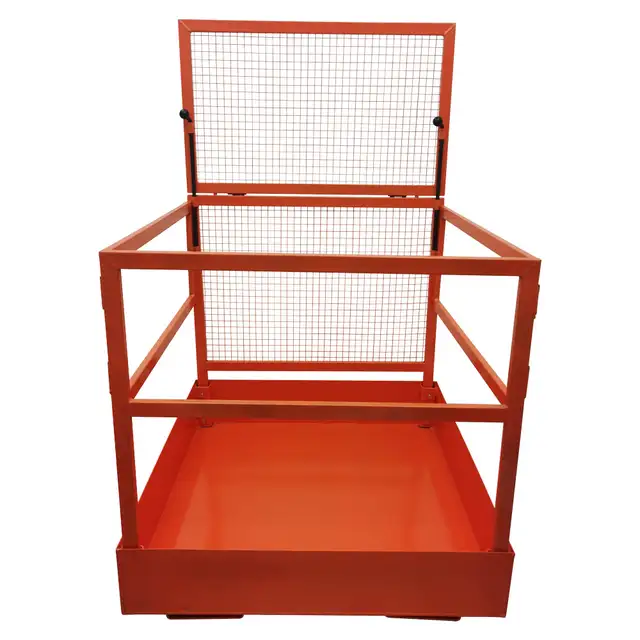 Forklift Safety Cage Work Platform Lift Basket Fence 022404 - Photo 7