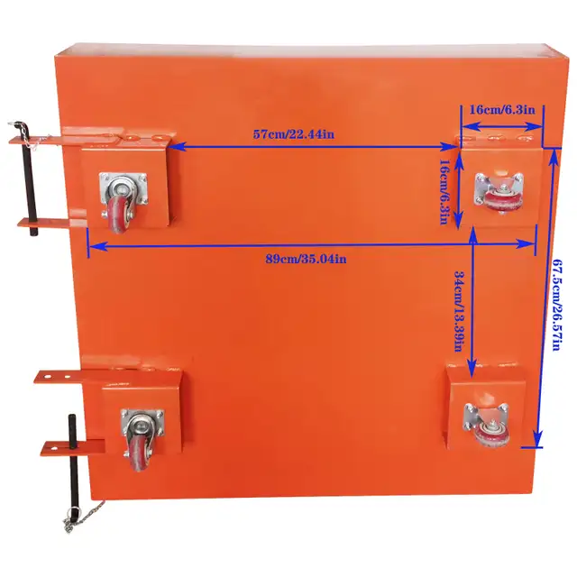 Forklift Safety Cage Work Platform Lift Basket Fence 022404 - Photo 10