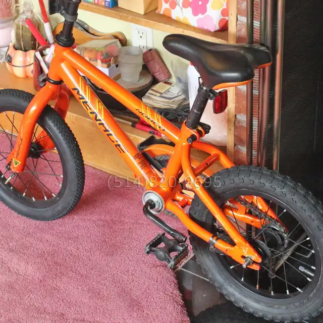 Vélo enfant 14' BMX Norco 4-6 ans QUASI NEUVE AUCUN ROUILLE - Photo 8