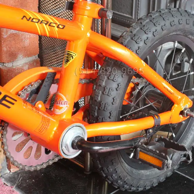 Vélo enfant 14' BMX Norco 4-6 ans QUASI NEUVE AUCUN ROUILLE - Photo 9