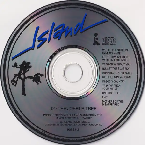 U2 Joshua Tree CD Rare - Photo 2