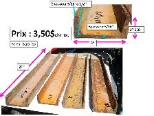 Channel 10'' x 2'' 1/2 x 27''1/2(34''1/4) en angle, et autres - Photo 8