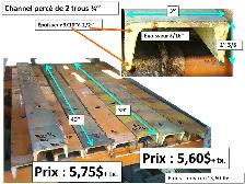 Channel 10'' x 2'' 1/2 x 27''1/2(34''1/4) en angle, et autres - Photo 9