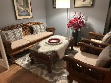 One of a kind, hand carved furniture set from Thialand - Photo 4