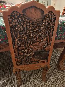 One of a kind, hand carved furniture set from Thialand - Photo 7