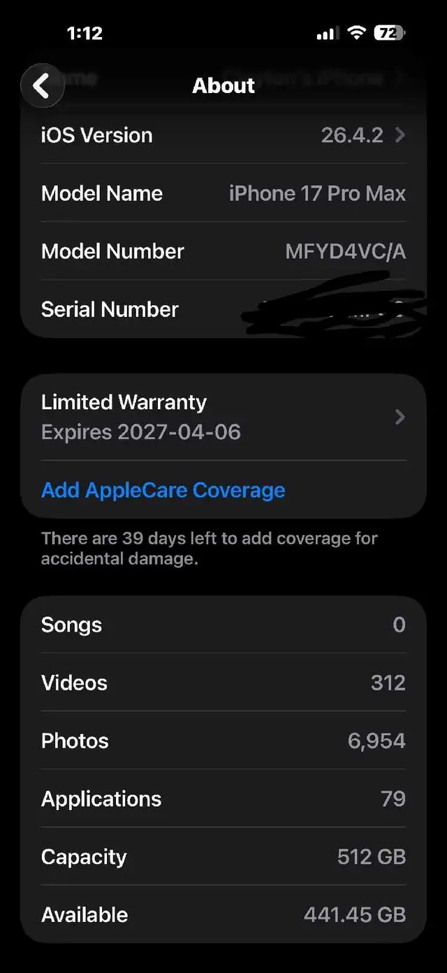 iPhone 17 Pro Max 512GB (New) - Photo 5