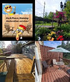 Deck restoration and outdoor service