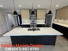 Luxury Marble and Quartz Countertop Installation