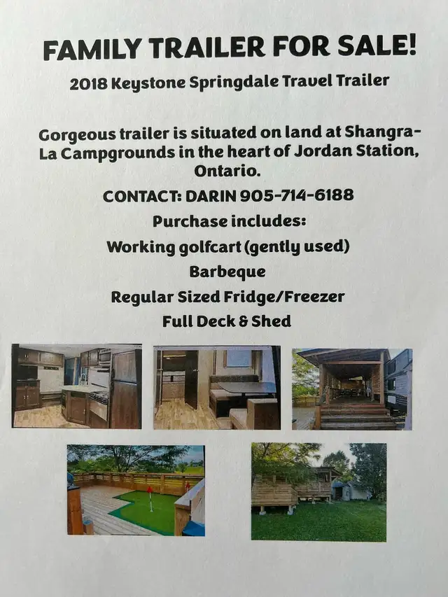 Camping Trailer FOR SALE